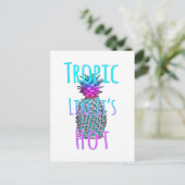熱帯のパイナップルのようなトロピック ポストカード (スタンド正面)