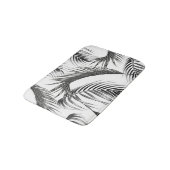 熱帯のパーム葉の、シームレスなジャングル。 バスマット (アングル)