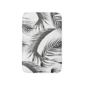 熱帯のパーム葉の、シームレスなジャングル。 バスマット (正面縦)