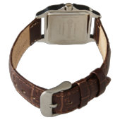 熱帯のヒノキに生息する蝶クイーン 腕時計 (裏面)