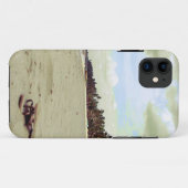 熱帯のビーチのサンダル Case-Mate iPhoneケース (裏面(横))
