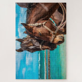 熱帯のビーチ ジグソーパズル (縦)