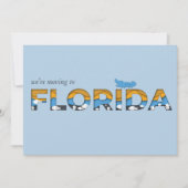 熱帯のフロリダへ引越し 案内状 (正面)