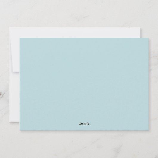 熱帯のヤシの木のクリスマスフォト シーズンカード (裏面)