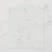 熱帯のヤシの木の写真は日付を保存して金箔 (裏面)