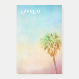 熱帯のヤシの木の自然アートのパーソナライズカスタム ポストイット
