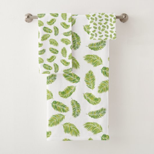 熱帯のヤシ バスタオルセット (インサイチュ)