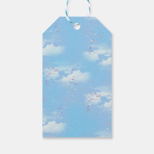 熱帯の亜寒帯景観 ギフトタグ (裏面)