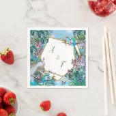 熱帯の亜寒帯景観 スタンダードカクテルナプキン (インサイチュ)