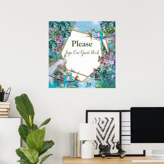 熱帯の亜寒帯景観 ポスター (ホームオフィス)