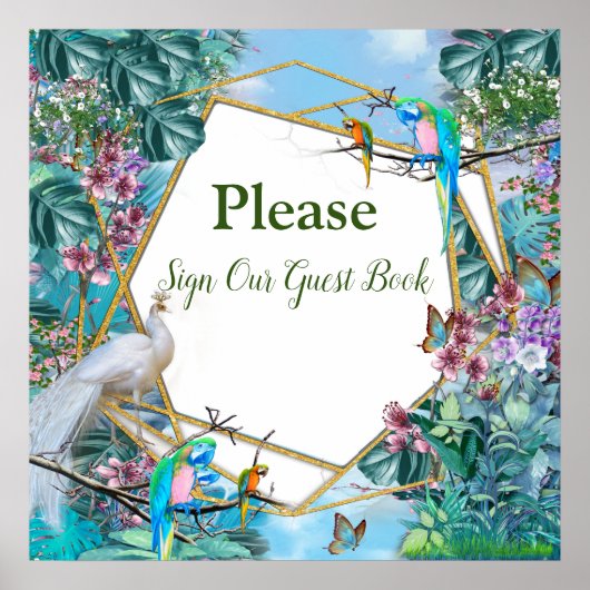 熱帯の亜寒帯景観 ポスター (正面)