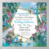 熱帯の亜寒帯景観 ポスター (正面)