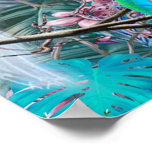 熱帯の亜寒帯景観 ポスター (角)