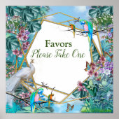 熱帯の亜寒帯景観 ポスター (正面)