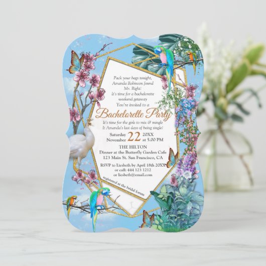 熱帯の亜寒帯景観 招待状 (スタンド正面)