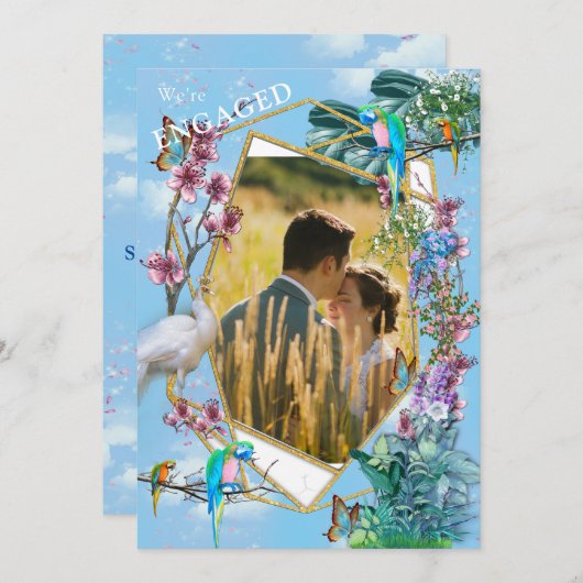 熱帯の亜寒帯景観 招待状 (正面/裏面)