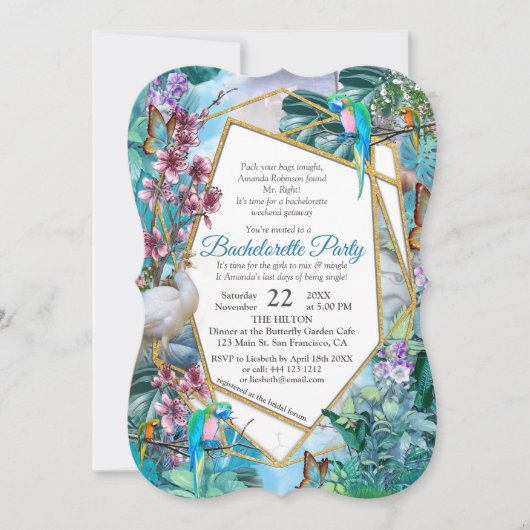 熱帯の亜寒帯景観 招待状 (正面)