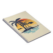 熱帯の夏のシーン ノートブック (右側)