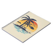 熱帯の夏のシーン ノートブック (左側)