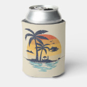 熱帯の夏のシーン 缶クーラー (缶裏面)