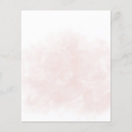 熱帯の夏の予算の誕生日パーティーの招待 (裏面)