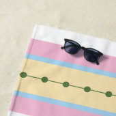 熱帯の夏の雰囲気パーソナライズされた – あなたのために ビーチタオル (インサイチュ)