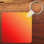 熱帯の夏(赤 – オレンジ – 黄色のグラデーション)ケッチ キーホルダー (裏面)