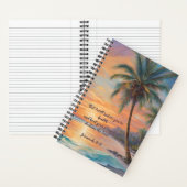 熱帯の夕日がGod Journalで過ごす ノートブック (内側)