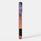 熱帯の夕日に見られるかわいいリス iPhoneケース (右側面)