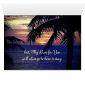 熱帯の夕日のビーチ (内部横(下))