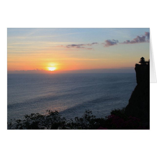 熱帯の夕日 (正面横)