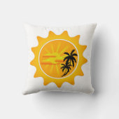 熱帯の夕日 クッション (裏面)