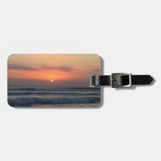 熱帯の夕日 ラゲッジタグ (正面横)
