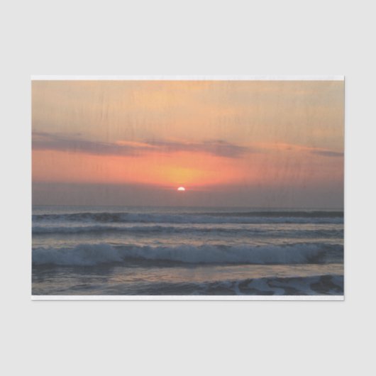 熱帯の夕日 薄葉紙 (正面)