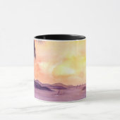 熱帯の夕日by Farida Greenfield マグカップ (中央)