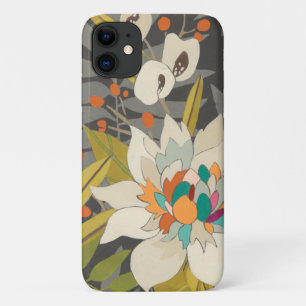 熱帯の夕暮れの花 iPhone 11 ケース