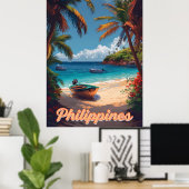 熱帯の夢：フィリピンヴィンテージ ポスター (ホームオフィス)