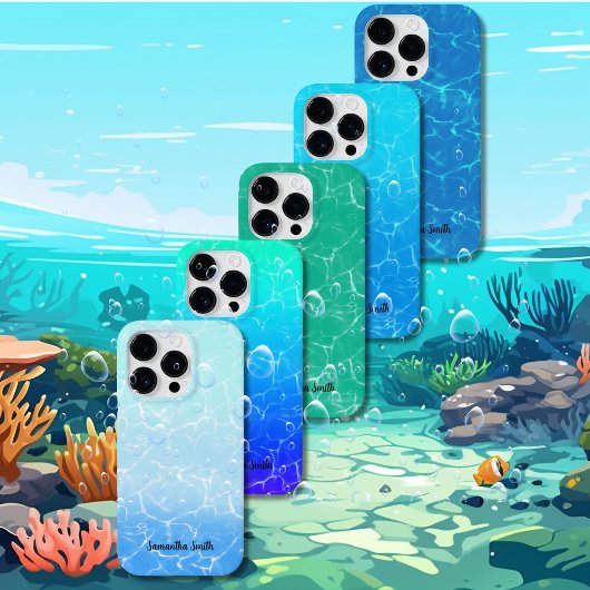 熱帯の太陽と光の結晶澄ん水 Case-Mate iPhoneケース