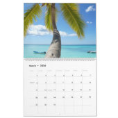 熱帯の島とビーチ2025ウォールカレンダー カレンダー (3月 2026)