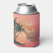 熱帯の島の父の花嫁ピンクID581 缶クーラー (缶裏面)