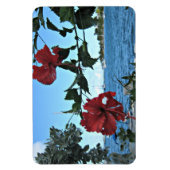 熱帯の島の花 マグネット (縦)