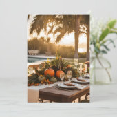 熱帯の感謝祭ディナー シーズンカード (スタンド正面)