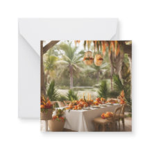 熱帯の感謝祭ディナー