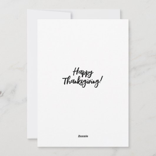 熱帯の感謝祭 シーズンカード (裏面)