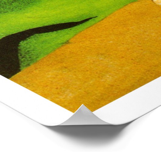 熱帯の旅行ポスターのキューバの休日の島 ポスター (角)