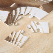 熱帯の晴れたエキゾチックな貝殻 ジグソーパズル (側面)