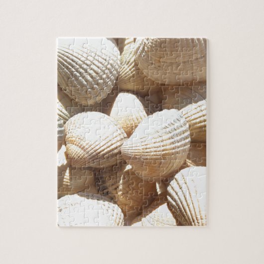 熱帯の晴れたエキゾチックな貝殻 ジグソーパズル (縦)