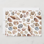 熱帯の暖かいクリスマスの海と挨拶モダン シーズンカード (裏面)