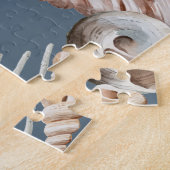 熱帯の暖かい海の貝殻の夏の休暇ファミリーユーザー ジグソーパズル (側面)