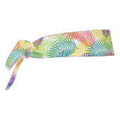 熱帯の様式化した葉のパタカラフルーン タイヘッドバンド (回転270)